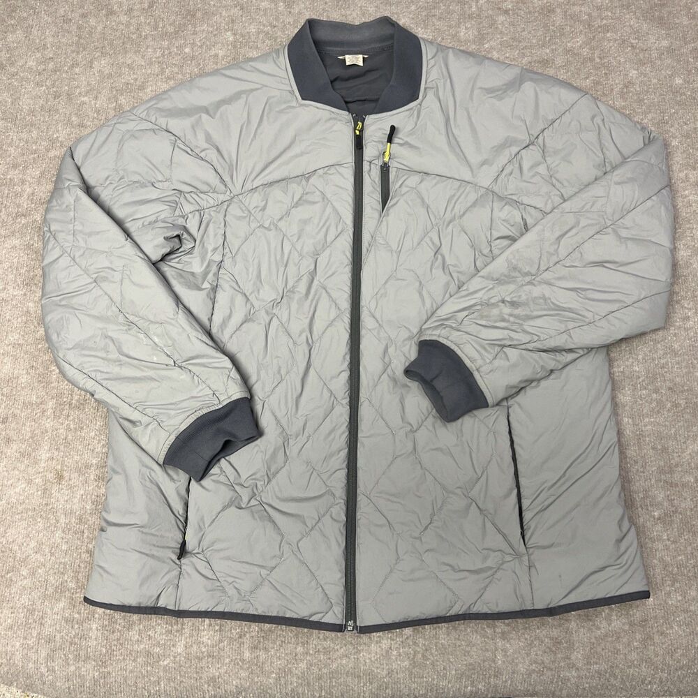 Men's Gray Quilted Jacket
